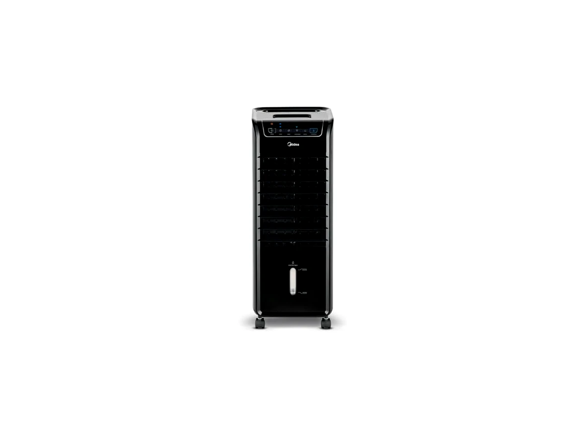 Revisão Climatizador de Ar Frio Midea AKAP2 4,5 Litros Preto (220V): design elegante com umidificação silenciosa para noites quentes