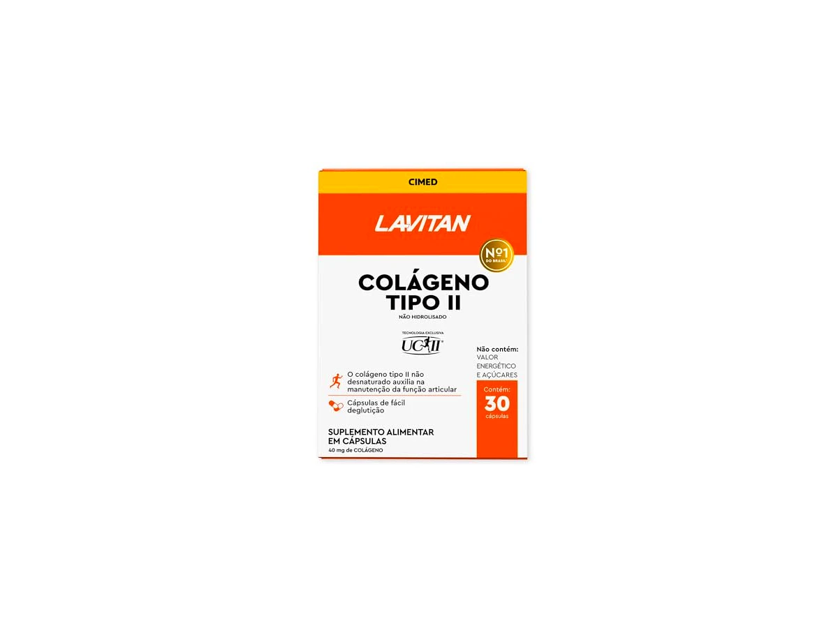 Revisão Lavitan Colágeno Tipo II Não Desnaturado 40mg 30 Cápsulas - Cimed: a escolha minimalista que cabe em qualquer bolso