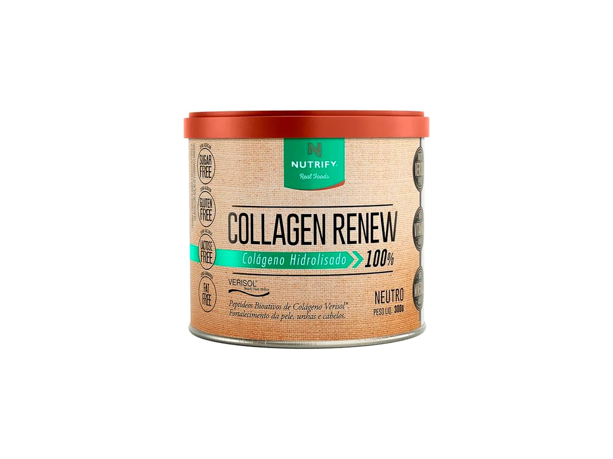 Revisão Collagen Renew Peptídeos Bioativos Verisol Sabor Neutro Lata 300g - Nutrify: a forma mais econômica e prática de consumir o Verisol original