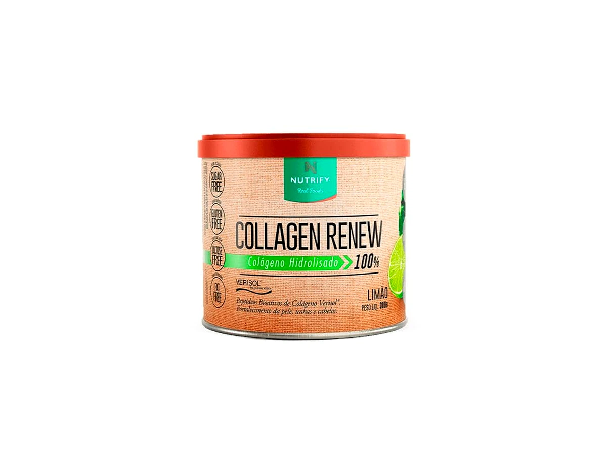 Revisão Collagen Renew Verisol 300g Sabor Limão - Nutrify: o básico bem feito para quem foca no custo-benefício