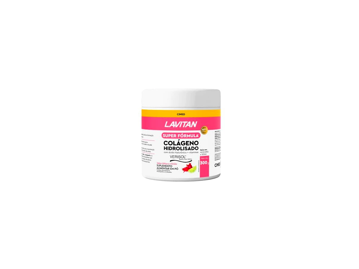 Revisão Super Fórmula Colágeno Hidrolisado Verisol com Ácido Hialurônico 300g - Lavitan: o melhor custo-benefício para a pele e o intestino