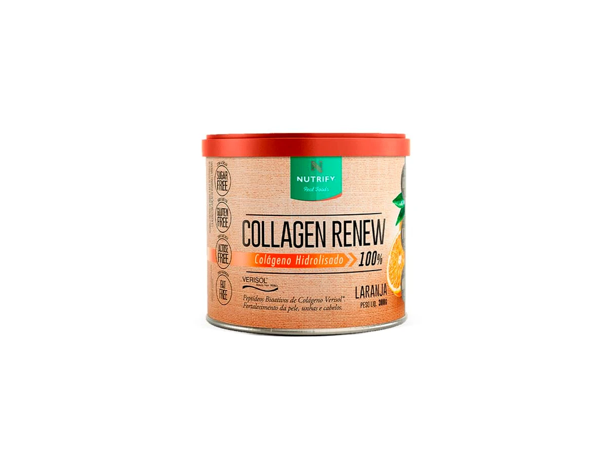 Revisão Collagen Renew Peptídeos de Colágeno Verisol Sabor Laranja 300g - Nutrify: a escolha mais racional para a manutenção a longo prazo