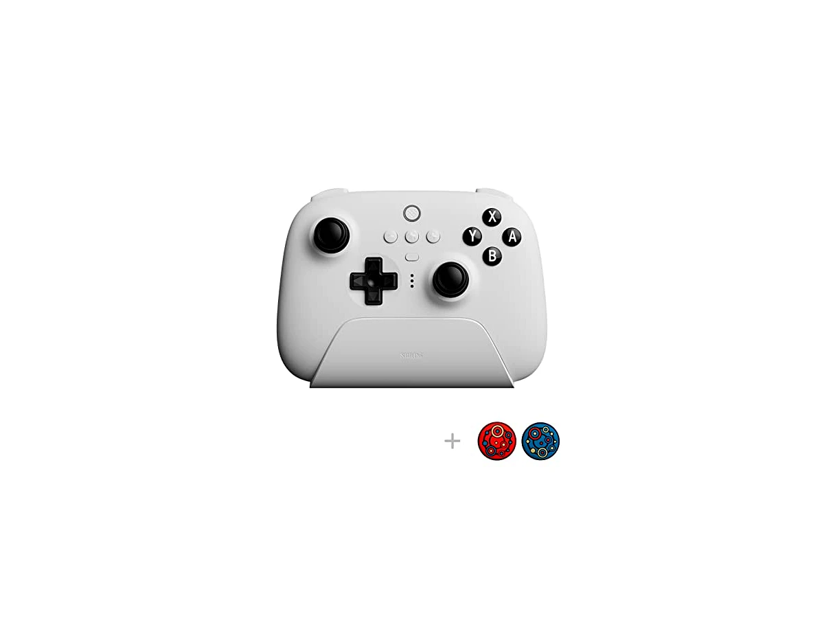 Revisão 8Bitdo Ultimate Bluetooth Controller with Charging Dock, 2.4g Wireless Pro Gamepad for Switch, Steam Deck and PC Windows: a melhor escolha contra o drift e fios bagunçados na mesa