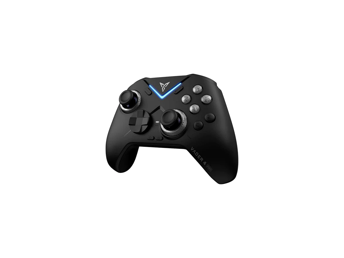 FLYDIGI Vader 4 Pro PC Controller Force Adjustment Lever Joystick Hall & Micro 2-in-1 Triggers 1000Hz Report Rate Stereo Vibration 800mAh Multi-Platform Controller for PC/NS/TV/Android/Laptop [video game]