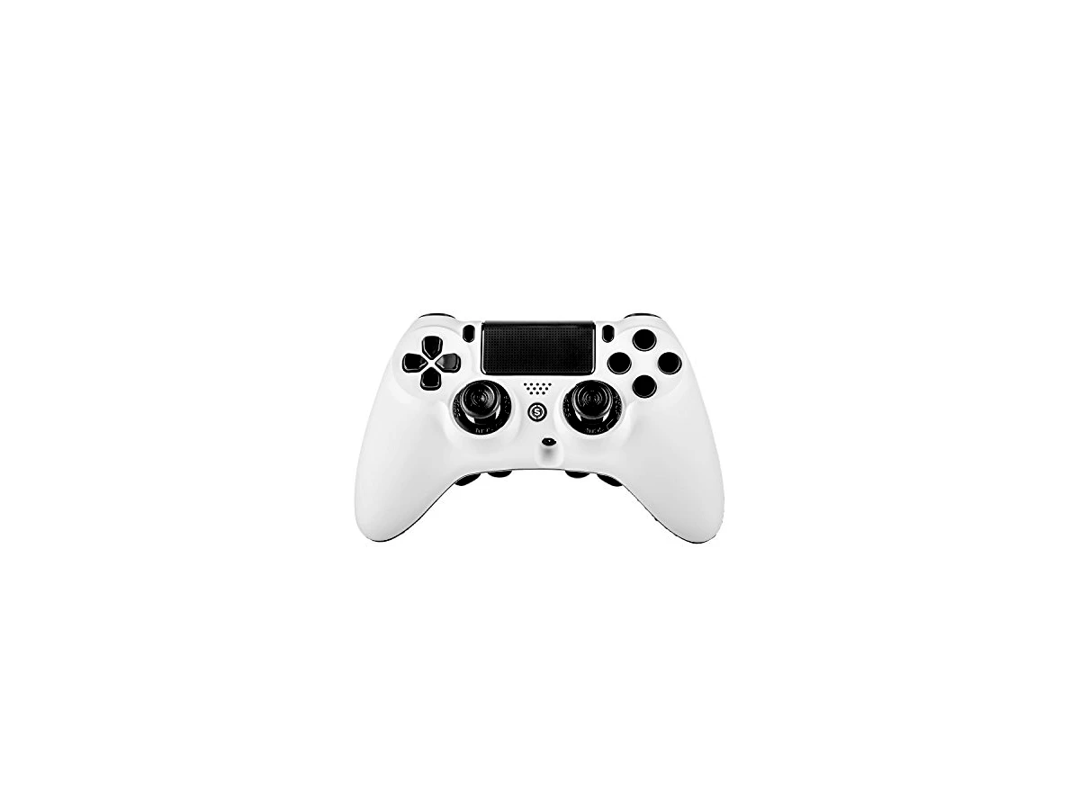 Revisão Controle de videogame SCUF Gaming Impact para PlayStation 4 e PC, branco: a arma definitiva para eSports, se o orçamento permitir