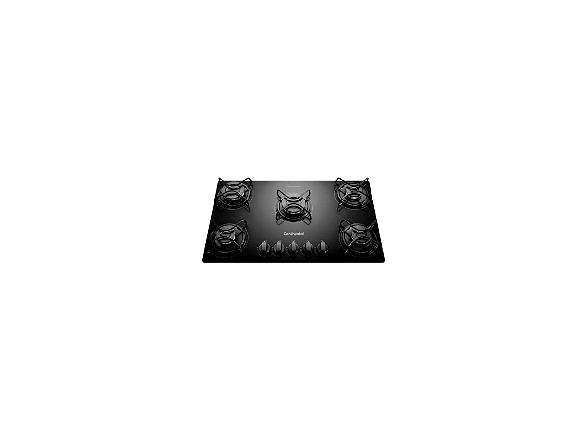 Revisão Cooktop a Gás 5 Bocas Continental (Grupo Electrolux) com Mesa de Vidro Temperado Preto (GC50V): praticidade de entrada com o respaldo de uma grande marca