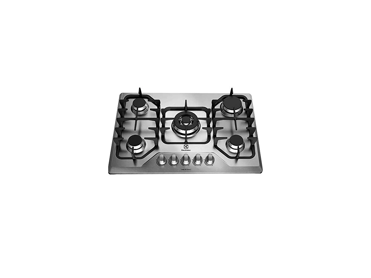 Revisão Cooktop a Gás 5 Bocas Electrolux Inox com Tripla Chama e Grades em Ferro Fundido (GF75X): estabilidade e força para uso intenso