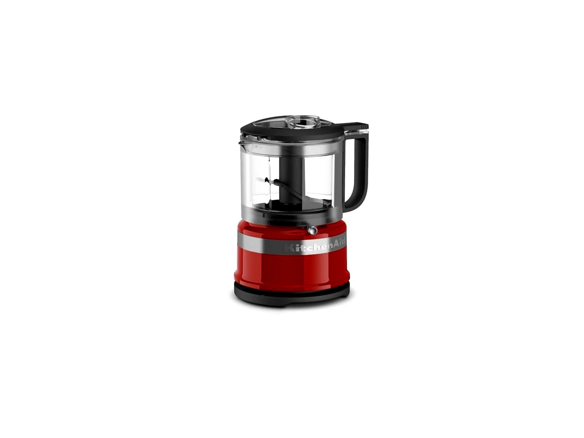 Revisão KitchenAid Mini Processador de Alimentos Empire Red KFC3516ER 800ml: precisão e segurança para pequenos preparos rápidos