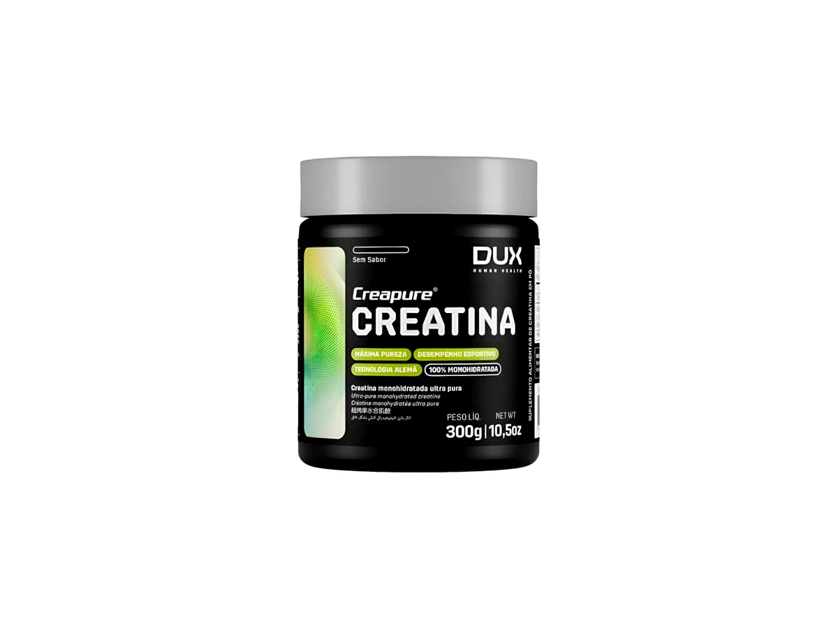 Revisão Creatina Creapure 100% Pura 300g - DUX Nutrition Lab: Status premium que exige atenção ao rótulo