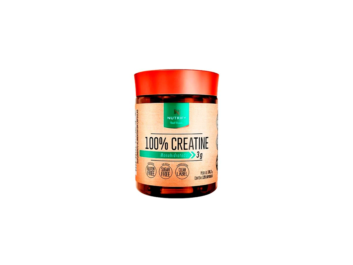 Revisão Creatina Creapure® Nutrify Vegana - 120 Cápsulas: Uma boa fórmula limpa, mas com ressalvas sobre o nome