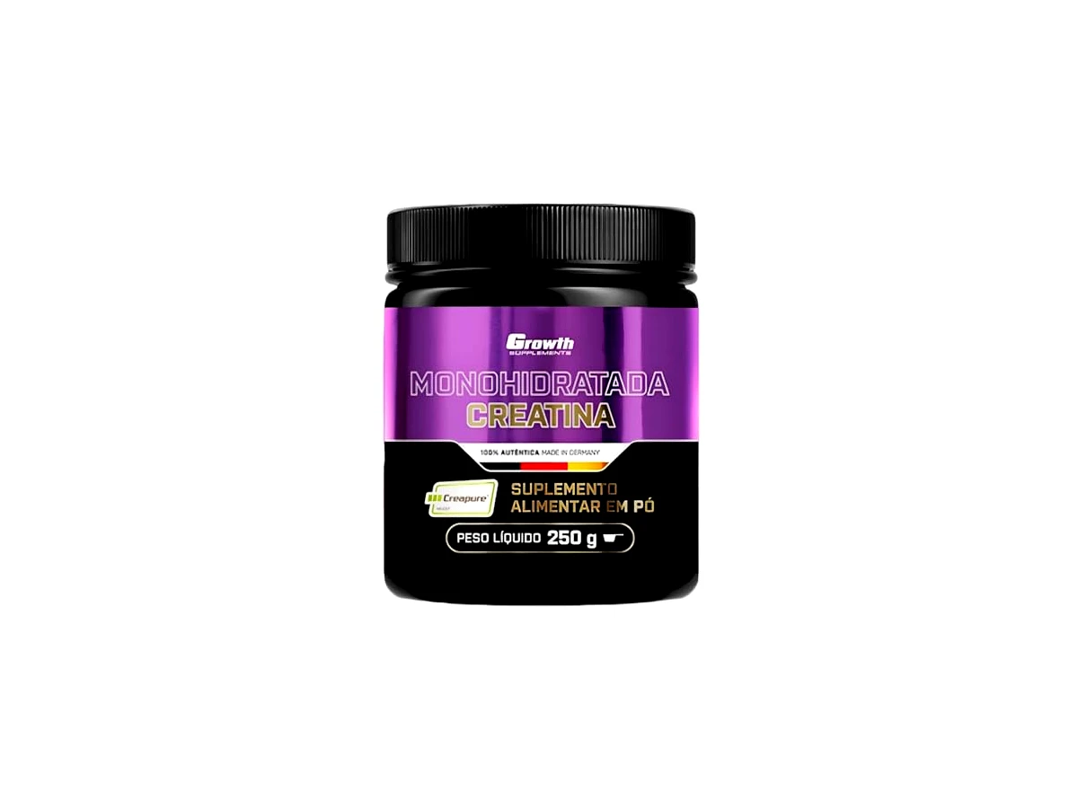 Revisão Creatina Growth Supplements Monohidratada com Selo Creapure Pote - 250g: a escolha premium de pureza para treinos de alto nível