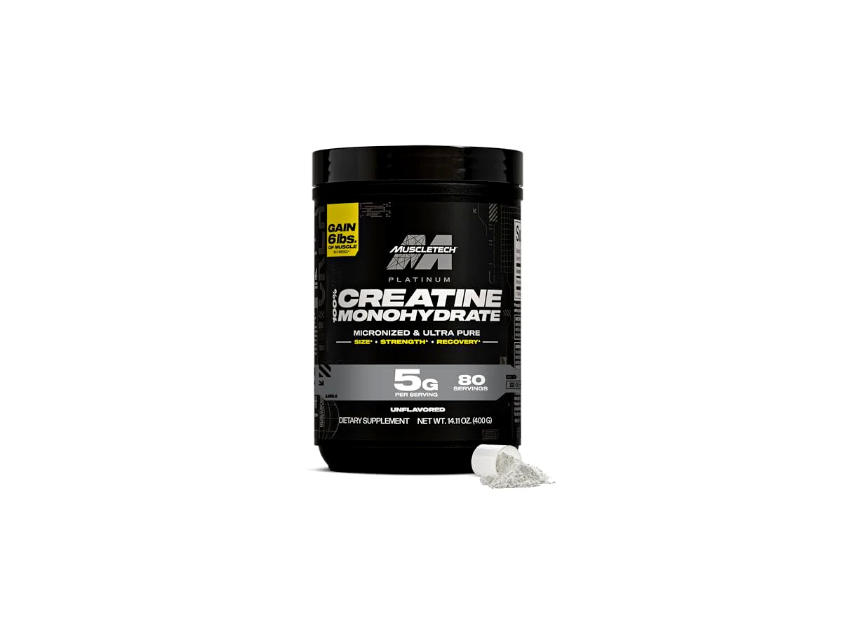 Revisão MuscleTech Platinum 100% Creatine Monohydrate Essential Series Unflavored 400g: ideal para quem busca alto rendimento e praticidade na dosagem