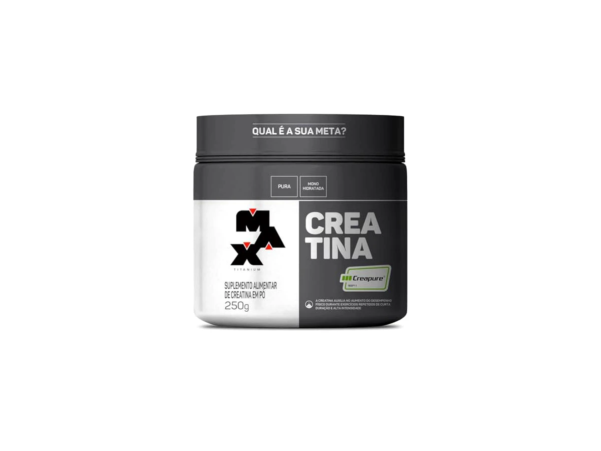 Revisão Creatina Creapure em Pó 250g - Max Titanium: o selo alemão com o melhor equilíbrio financeiro para a terceira idade