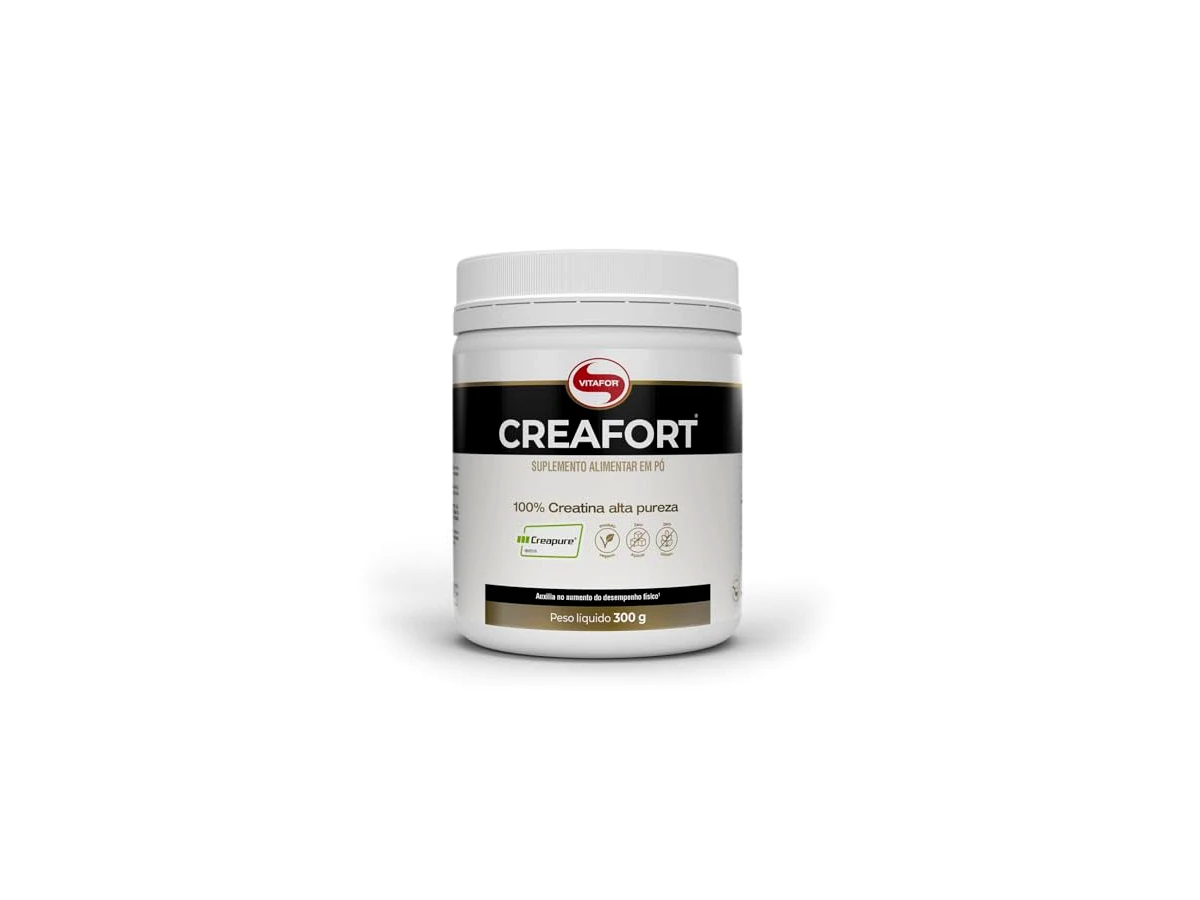 Revisão Creatina Monohidratada 100% Pura Creapure Vitafor Pote 300g: a escolha premium com certificação alemã de pureza