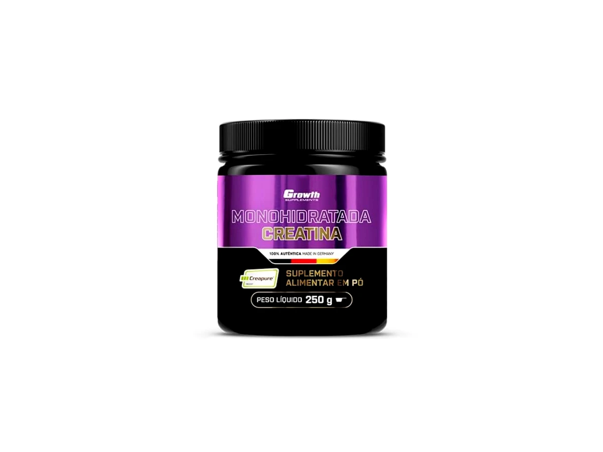Revisão Creatina Monohidratada Creapure 250g - Growth Supplements: a escolha premium com selo alemão para quem foca na qualidade