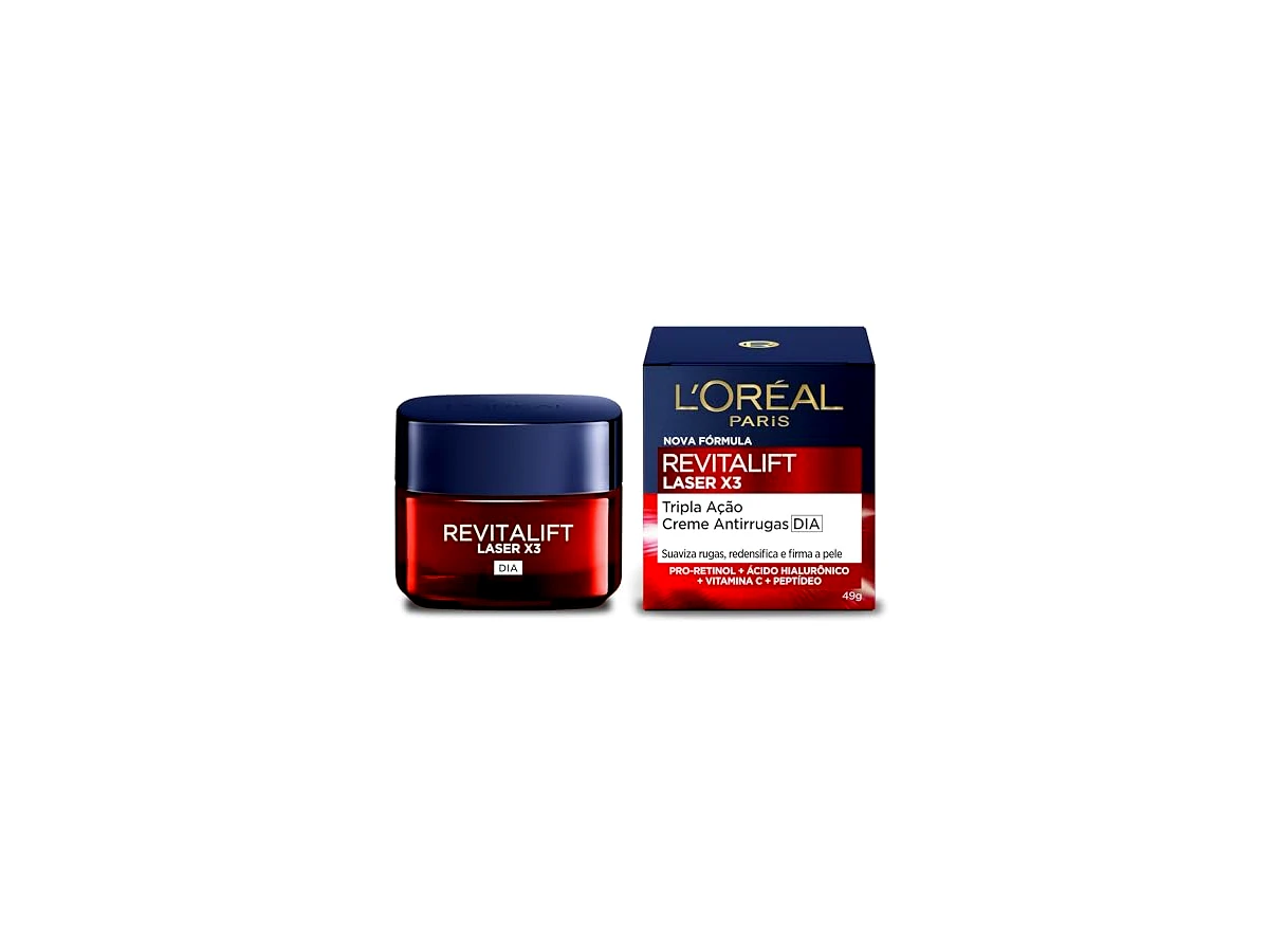 Revisão L'Oréal Paris Revitalift Laser X3 Creme Antissinais Diurno FPS 20 50ml: alta tecnologia acessível contra a flacidez facial