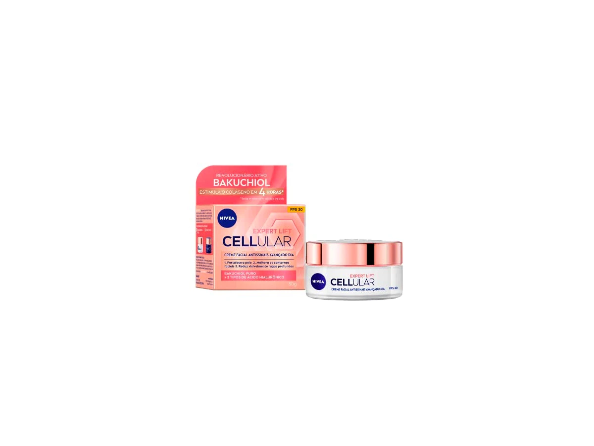 Revisão Nivea Creme Facial Antissinais Cellular Expert Lift Dia FPS 30 50ml: alta tecnologia acessível para firmar a pele madura
