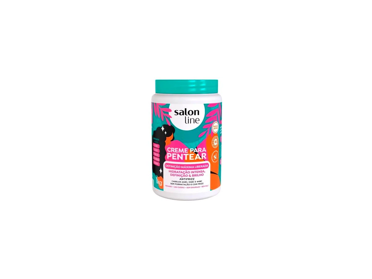 Revisão Creme para Pentear Salon Line Definição Máxima Liberado 1Kg: O rei do custo-benefício para quem gosta de fórmulas limpas