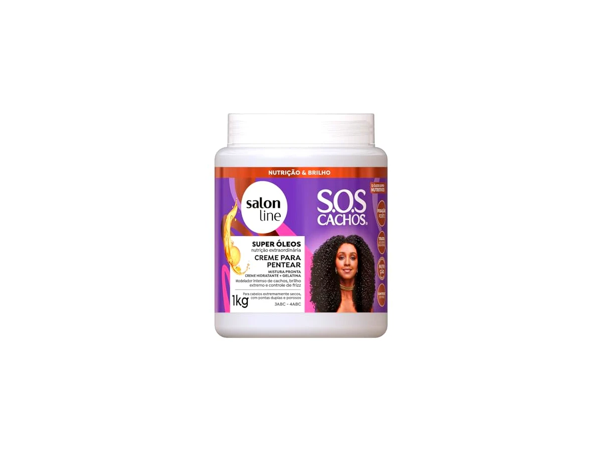 Revisão Creme para Pentear Salon Line S.O.S Hidratação Cachos e Crespos Cheios de Curvas 1Kg: O rei da definição prolongada e custo-benefício