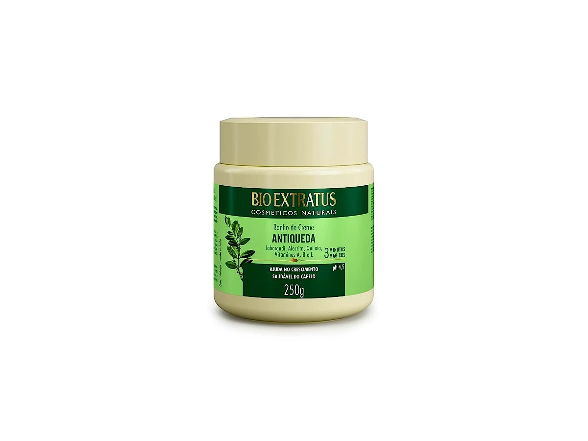 Revisão Banho de Creme Bio Extratus Antiqueda Jaborandi, Alecrim e Quilaia 250g: tratamento focado no couro cabeludo e na purificação da raiz