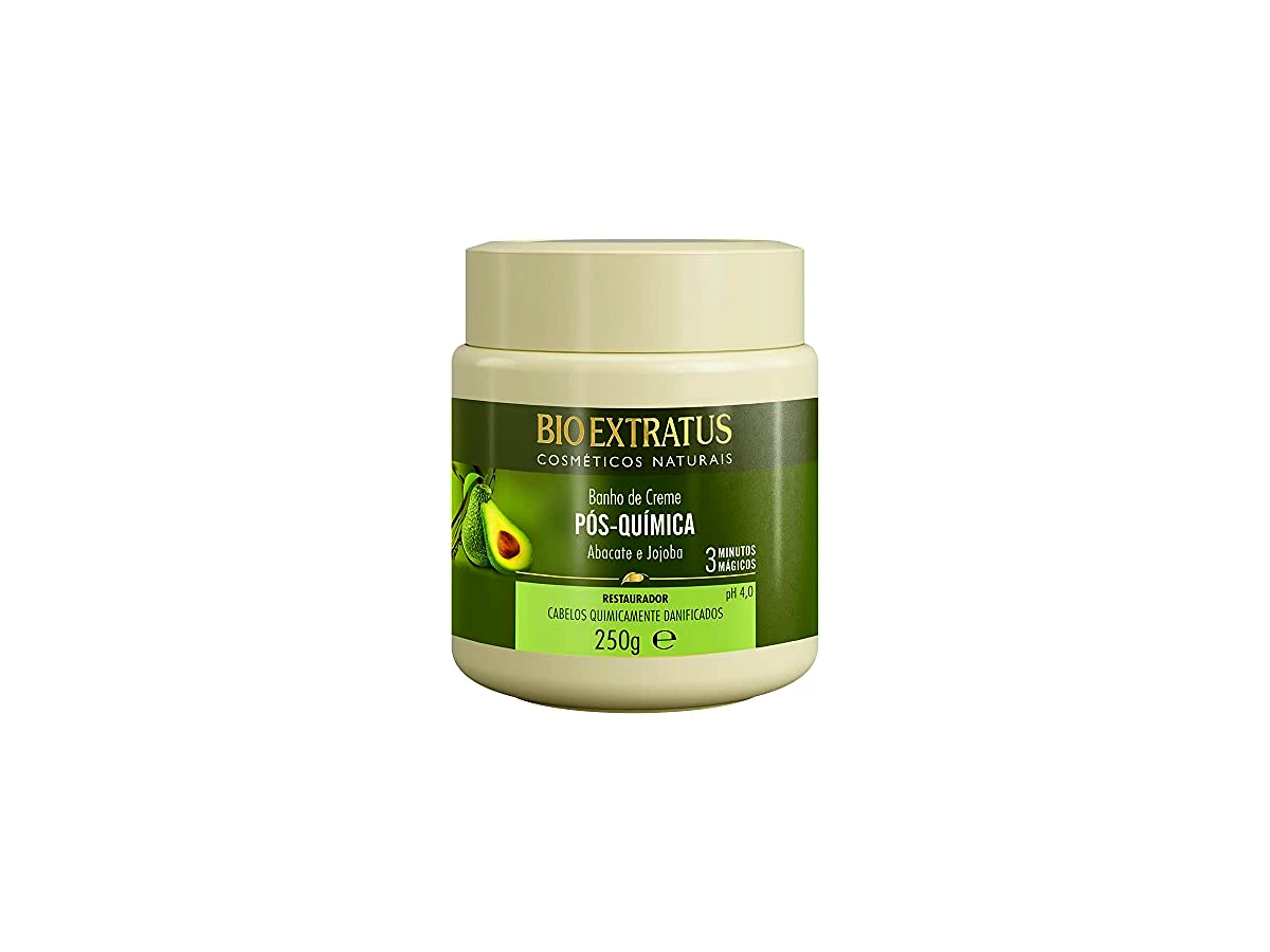 Revisão Banho de Creme Bio Extratus Pós-Química Abacate e Jojoba 250g: a solução expressa para reestruturar fios severamente danificados