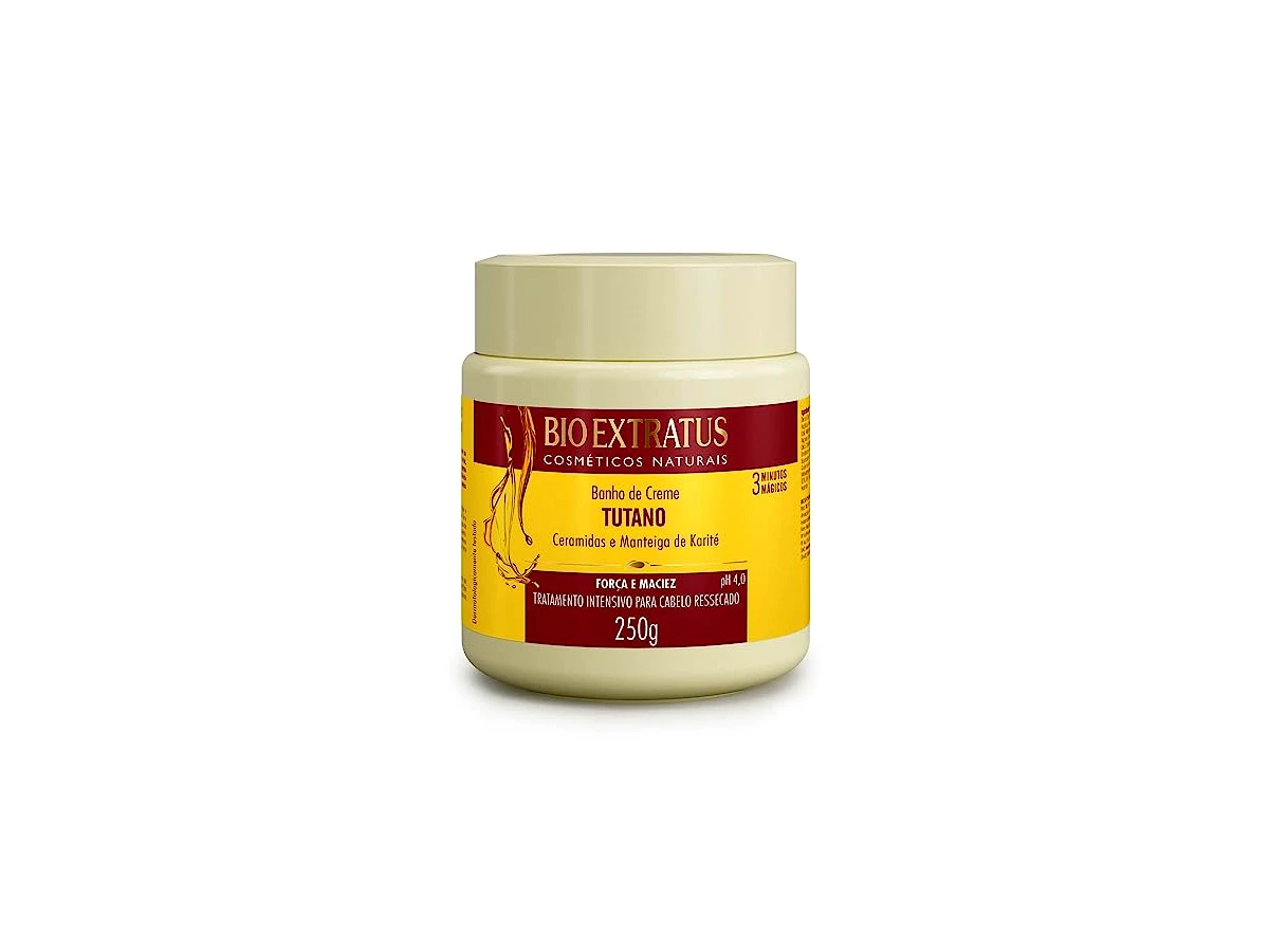 Revisão Banho de Creme Bio Extratus Tutano, Ceramidas e Manteiga de Karité 250g: carga lipídica rápida e eficiente para cabelos grossos