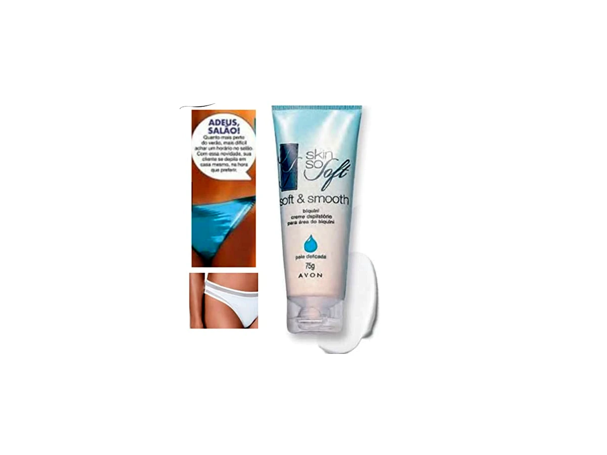 Revisão Creme Depilatório para a Área do Biquíni Avon Skin So Soft 75g: Ação ultrarrápida que poupa tempo no banheiro