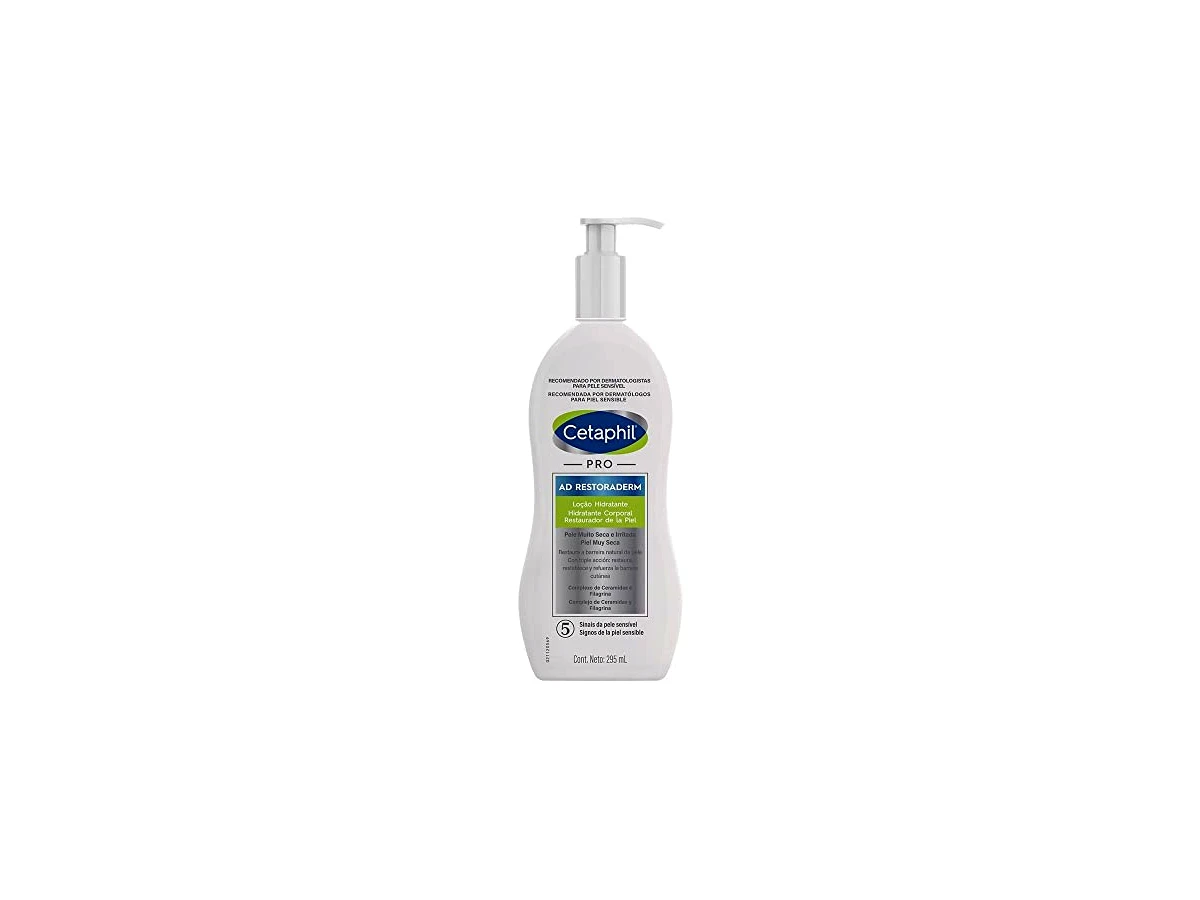 Revisão Loção Hidratante Corporal Cetaphil PRO AD Derma Restoraderm Pele Atópica 295ml: alívio avançado da coceira em uma textura ultrafluida