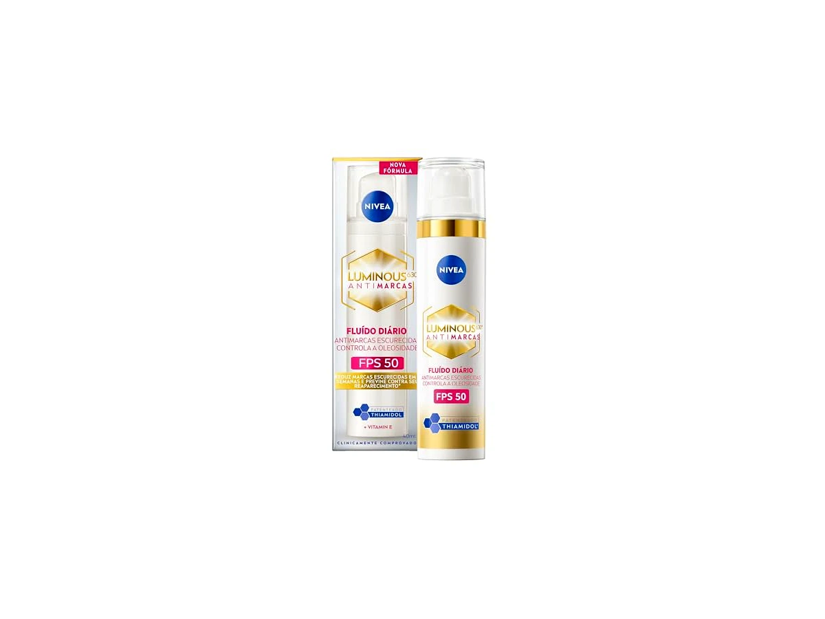 Revisão Nivea Creme Facial Antispot Dia Luminous 630 FPS 50: clareamento eficaz de marcas com textura ultraleve