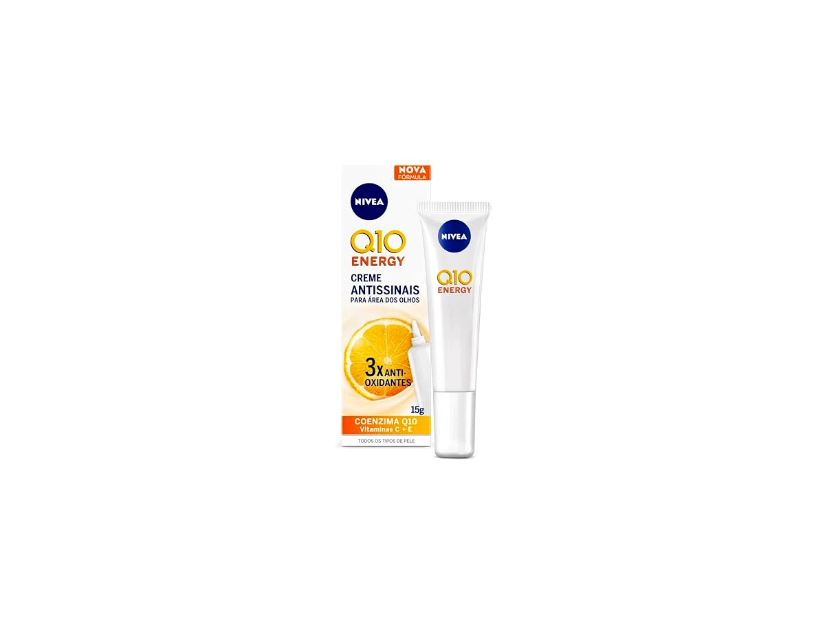 Revisão NIVEA Creme Antissinais Contorno dos Olhos Q10 Power (15ml): excelente primer antioxidante sem ardência ocular
