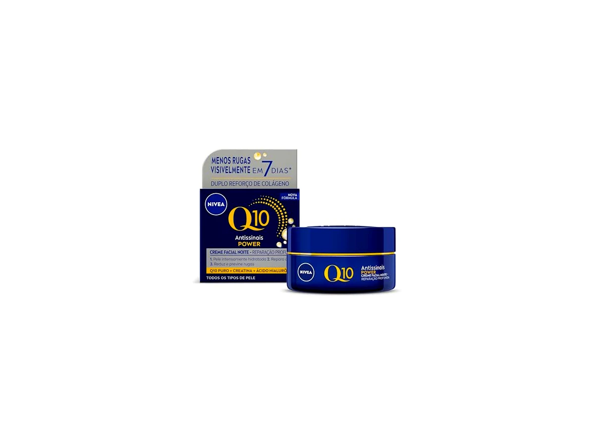 Revisão NIVEA Creme Facial Antissinais Noite Q10 Power (50ml): a escolha mais equilibrada para hidratação e reparo noturno