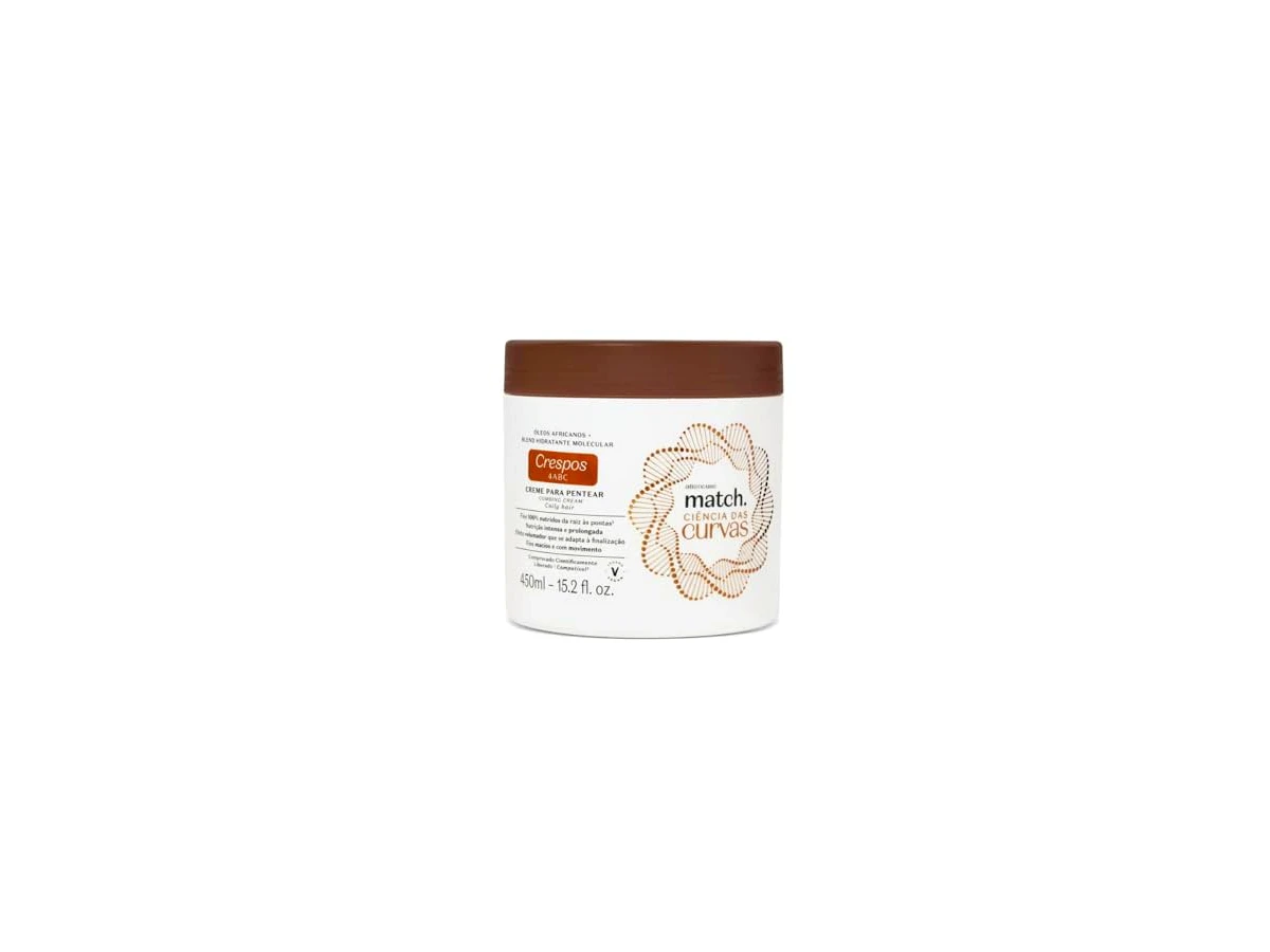 Revisão Creme para Pentear Match Ciência das Curvas Crespos 450ml: o melhor para conter o encolhimento e dar volumão
