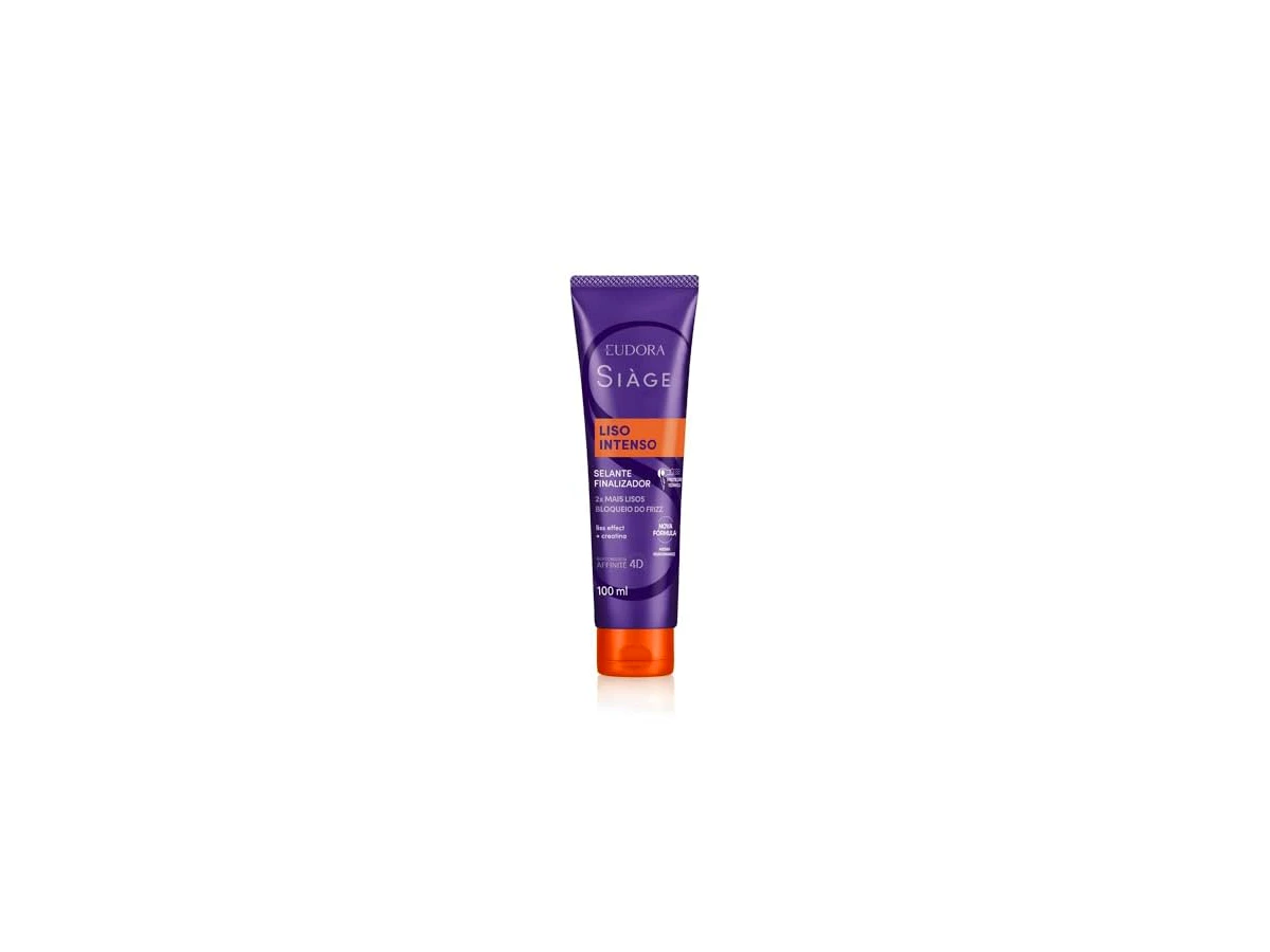Revisão Eudora Siàge Creme de Pentear Leave-In Liso Intenso 100ml: blindagem térmica e selagem potente para pontas duplas