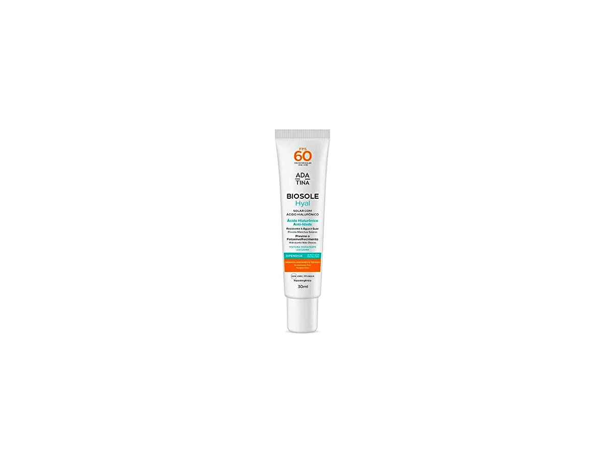 Revisão Protetor Solar Preenchedor Clareador Anti-idade Biosole Hyal FPS 60 Ada Tina 40ml: proteção facial premium, mas passe longe se busca um creme para as mãos