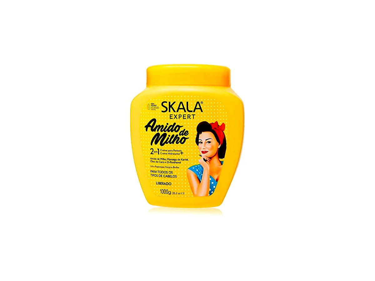 Revisão Creme de Tratamento 2 em 1 Skala Expert Amido de Milho 1000g: a melhor escolha para co-wash e rotinas apressadas