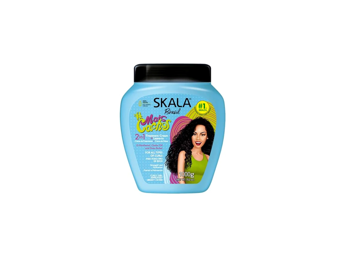 Revisão Creme de Tratamento 2 em 1 Skala Expert Mais Cachos 1000g: Cachos definidos e com volume, mas o day after exige cuidados