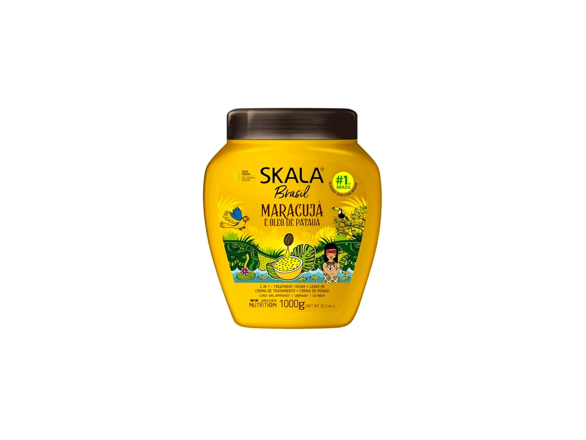 Revisão Creme de Tratamento 2 em 1 Skala Brasil Nutrição Tropical Maracujá e Óleo de Patauá 1000g: a salvação acessível para pontas ressecadas