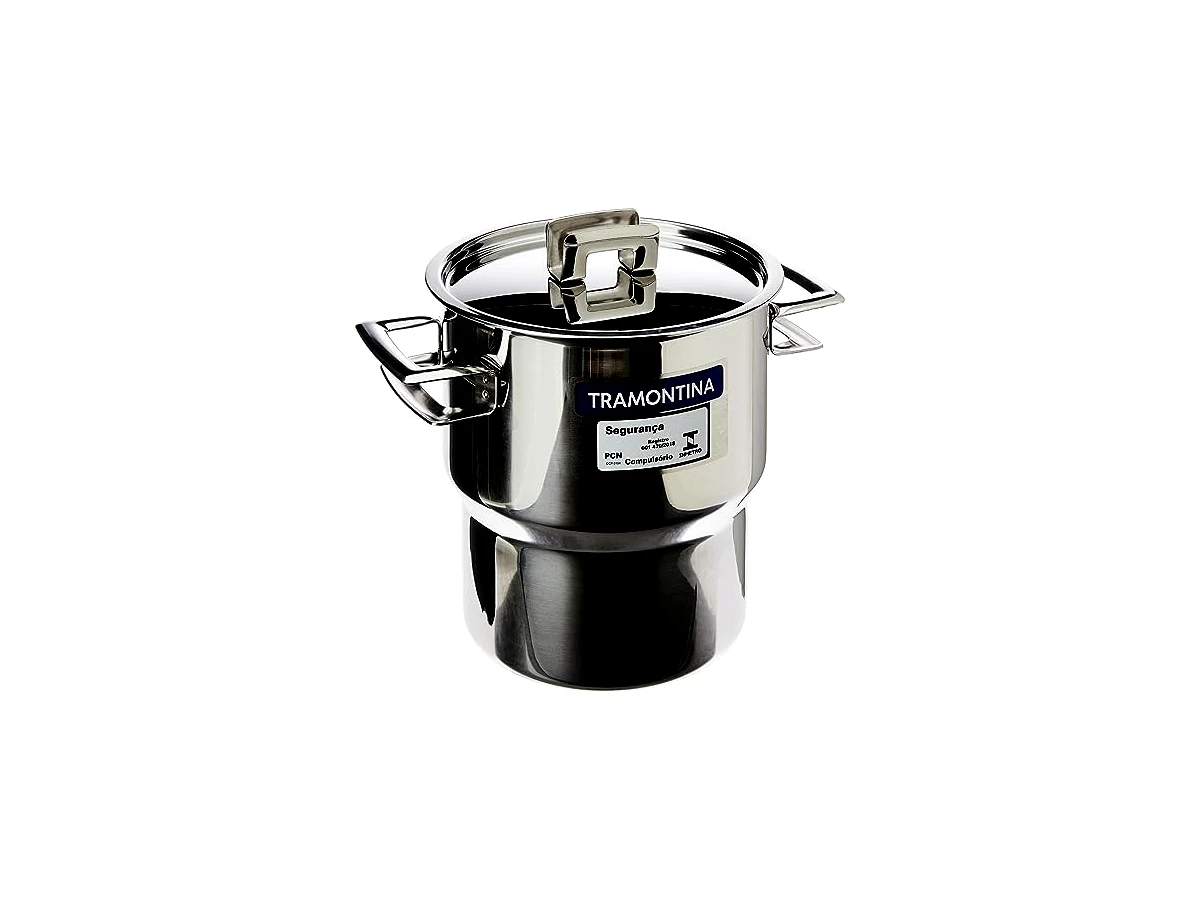Revisão Cuscuzeira Tramontina Brava em Aço Inox 14 cm (Ref: 62419/140): Durabilidade vitalícia, mas com ressalvas ergonômicas