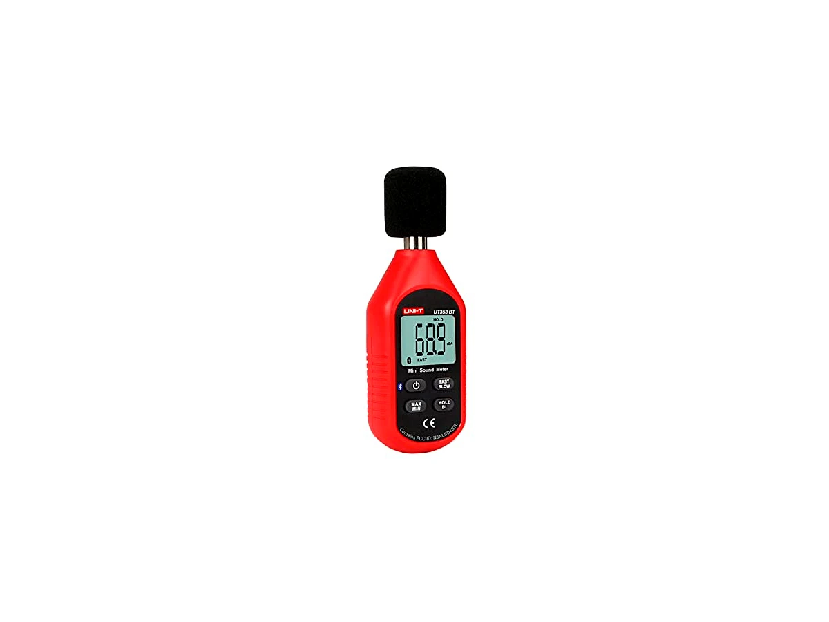 Revisão UNI-T Decibelímetro Ut353Bt, Medidor de Nível de Som Digital 30-130Db Dispositivo de Medição de Volume de Ruído de Áudio Aplicativo Gratuito para Ios/Android, Máx./Mín. Rápido/Lent (,): A melhor opção portátil para emitir relatórios rápidos via celular