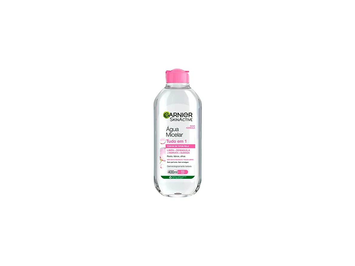 Revisão Garnier SkinActive Água Micelar de Limpeza Tudo em 1 400ml: a escolha imbatível para remover maquiagem leve gastando pouco
