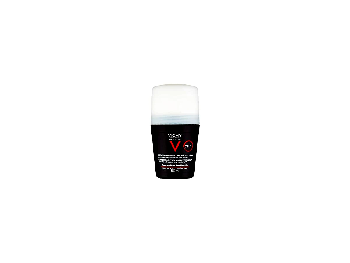 Revisão Desodorante Antitranspirante Roll-On Vichy Homme 72h Extreme Control 50ml: luxo dermatológico para peles altamente reativas