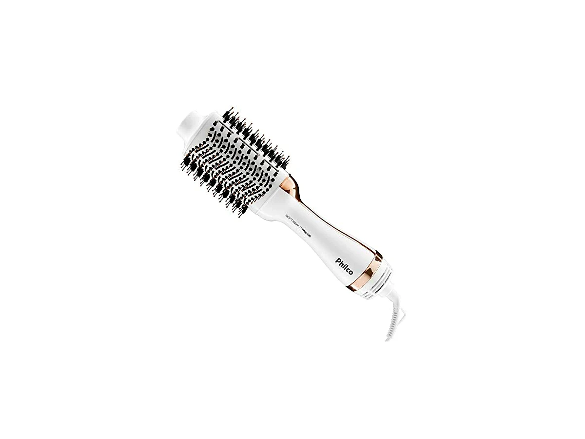Revisão Escova Secadora e Alisadora Philco Soft Beauty Rose PEC09RG 1200W Revestimento em Cerâmica: o fim das cerdas que arranham a raiz