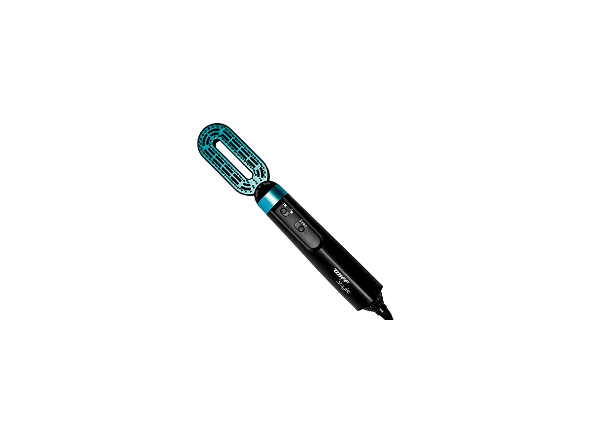 Revisão Escova Secadora e Alisadora Taiff Style Oval 900W Preto e Azul: a melhor para alcançar o polimento e o efeito de salão em casa