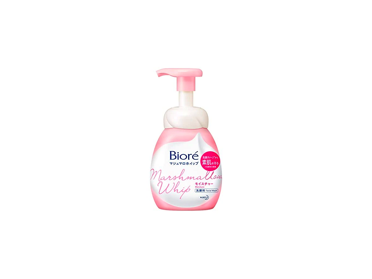 Revisão Bioré Marshmallow Whip Moisture Facial Wash - Espuma de Limpeza Facial Hidratante: o fim da pele repuxada após a lavagem