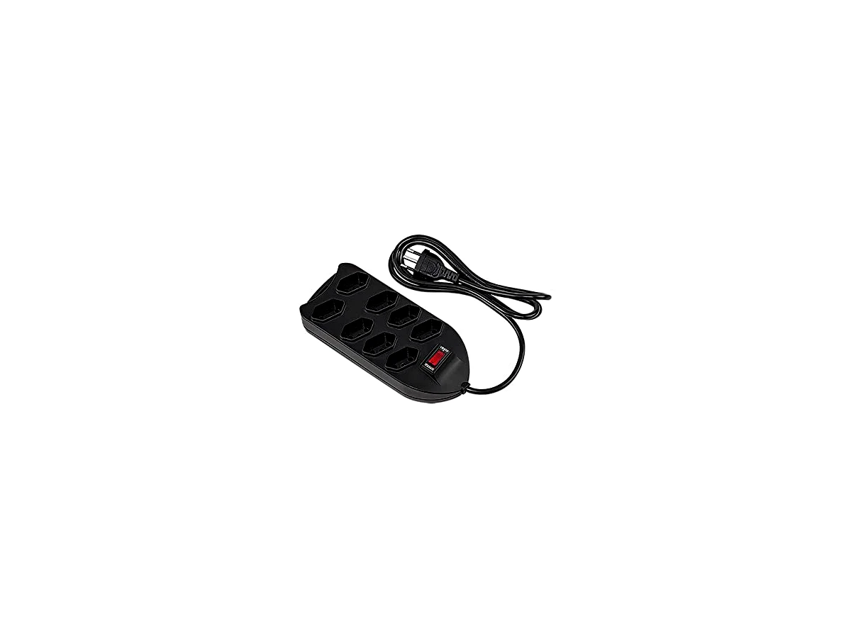 Revisão Filtro de Linha com 8 Tomadas EPE 1008+ Preto Intelbras: a escolha certa para organizar adaptadores, não para proteger hardwares caros