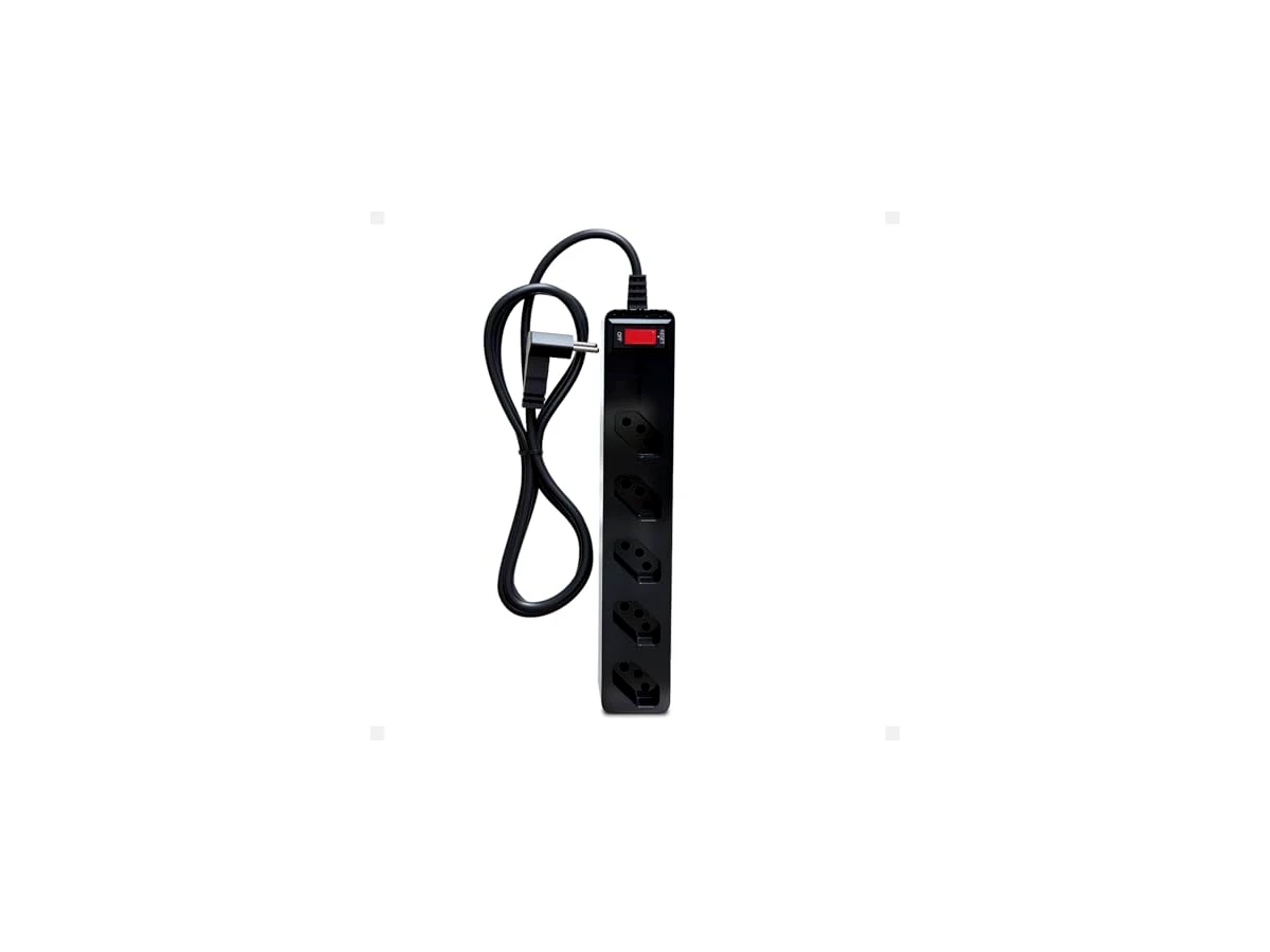 Revisão Filtro de Linha iCLAMPER Energia 5 com Proteção contra Surtos Elétricos(DPS) 5 Tomadas, 3 Pinos, 10 Amperes para PC, Notebook, Roteador, Monitor, Impressora, PS5, Alexa e etc, Bivolt, Cabo de 1m Preto: proteção robusta para setups gamers enxutos.