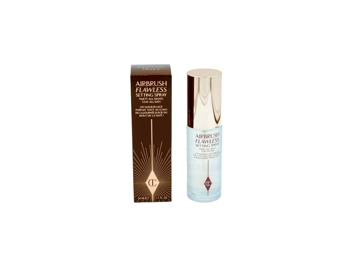 Revisão Charlotte Tilbury Airbrush Flawless Setting Spray: o luxo do efeito blur para eventos longos