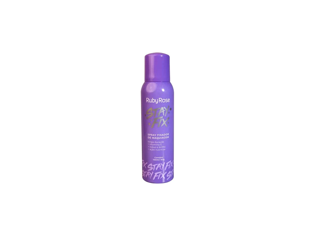 Revisão Ruby Rose Stay Fix Spray Fixador de Maquiagem Longa Duração: a melhor opção barata e prática em aerossol