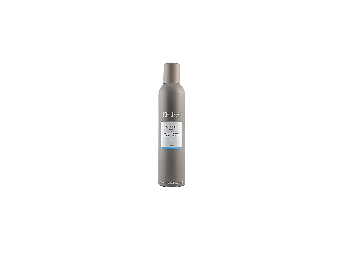 Revisão Keune Style Freestyle Hairspray Fixador Forte N° 86 300ml: o rei do acabamento natural e flexível para ondas soltas