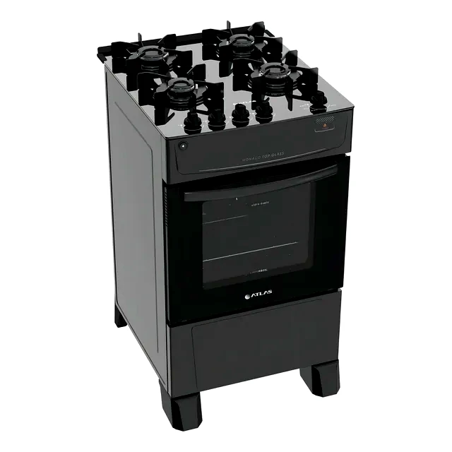 Revisão Fogão Atlas 4 Bocas Mônaco Top Glass: o básico eficiente com a melhor facilidade de limpeza